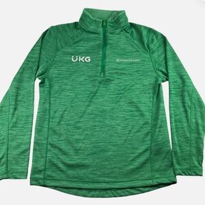 Vineyard Vines x UKG Golf Tour Issue Men's 1/4 Zip Pullover Green • Small